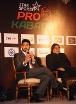 Abhishek Bachchan at pro kabaddi press meet in delhi on 21st Jan 2016